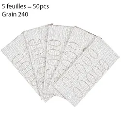 Mini Limes Adhésives Grain 240 (50pcs)