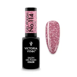 Gel Polish 114 Pinky Glitter