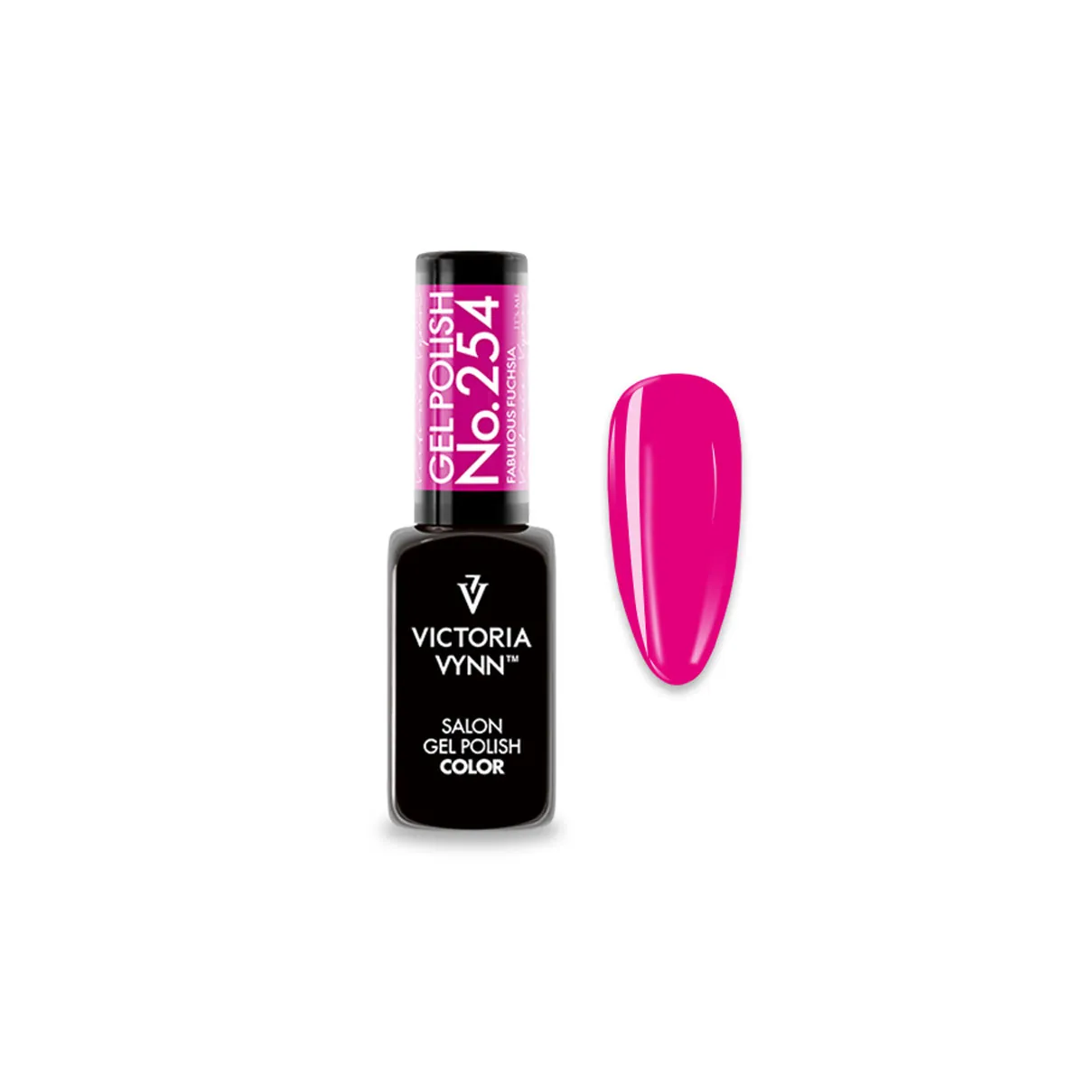Gel Polish 254 Fabulous Fuchsia