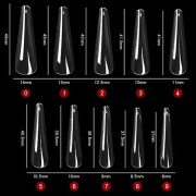 Amande Russe Tips Clear (Sachet 500pcs) Amande Russe Tips Clear (Sachet 500pcs)