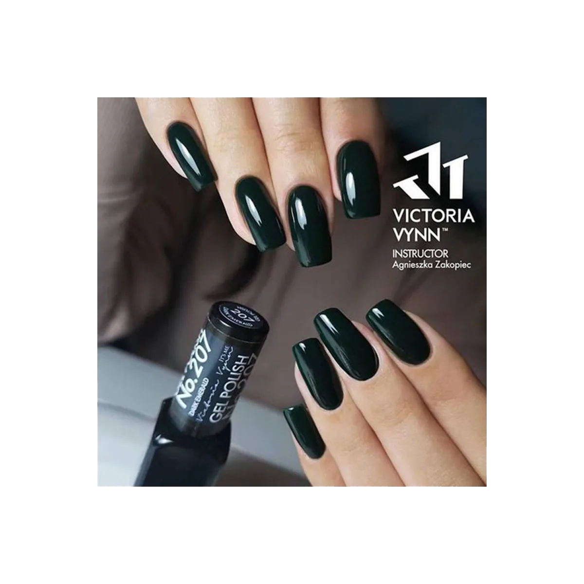 Gel Polish 207 Dark Emerald