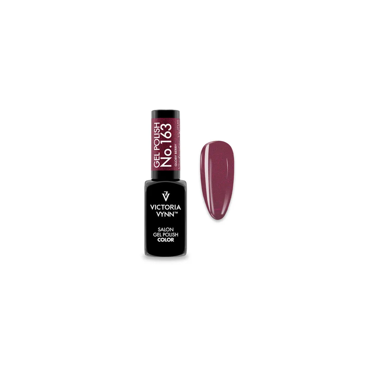 Gel Polish 163 Glory Berry