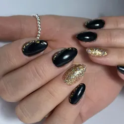 Gel Polish 224 Gold Diamond Carat