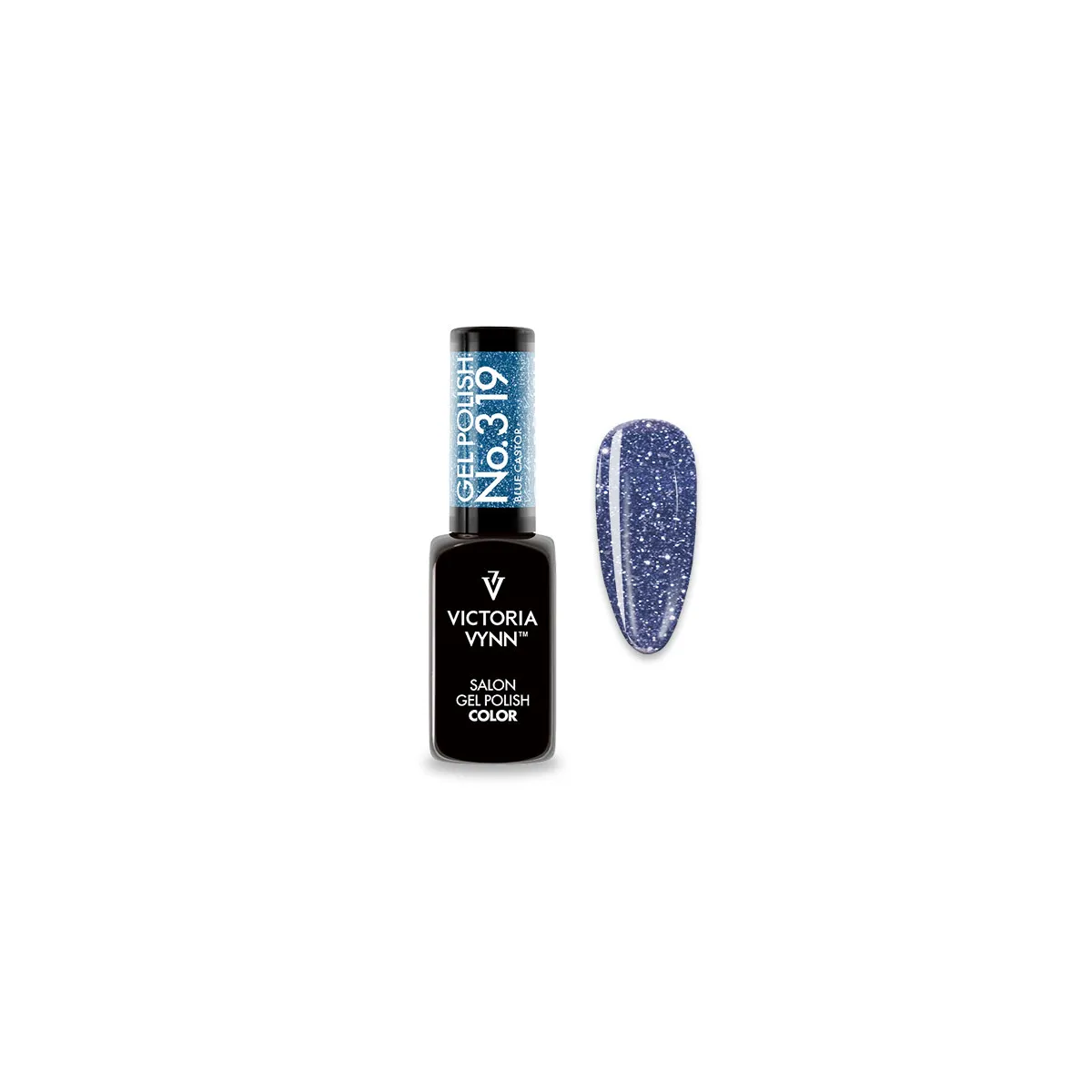 Gel Polish 319 Blue Castor 