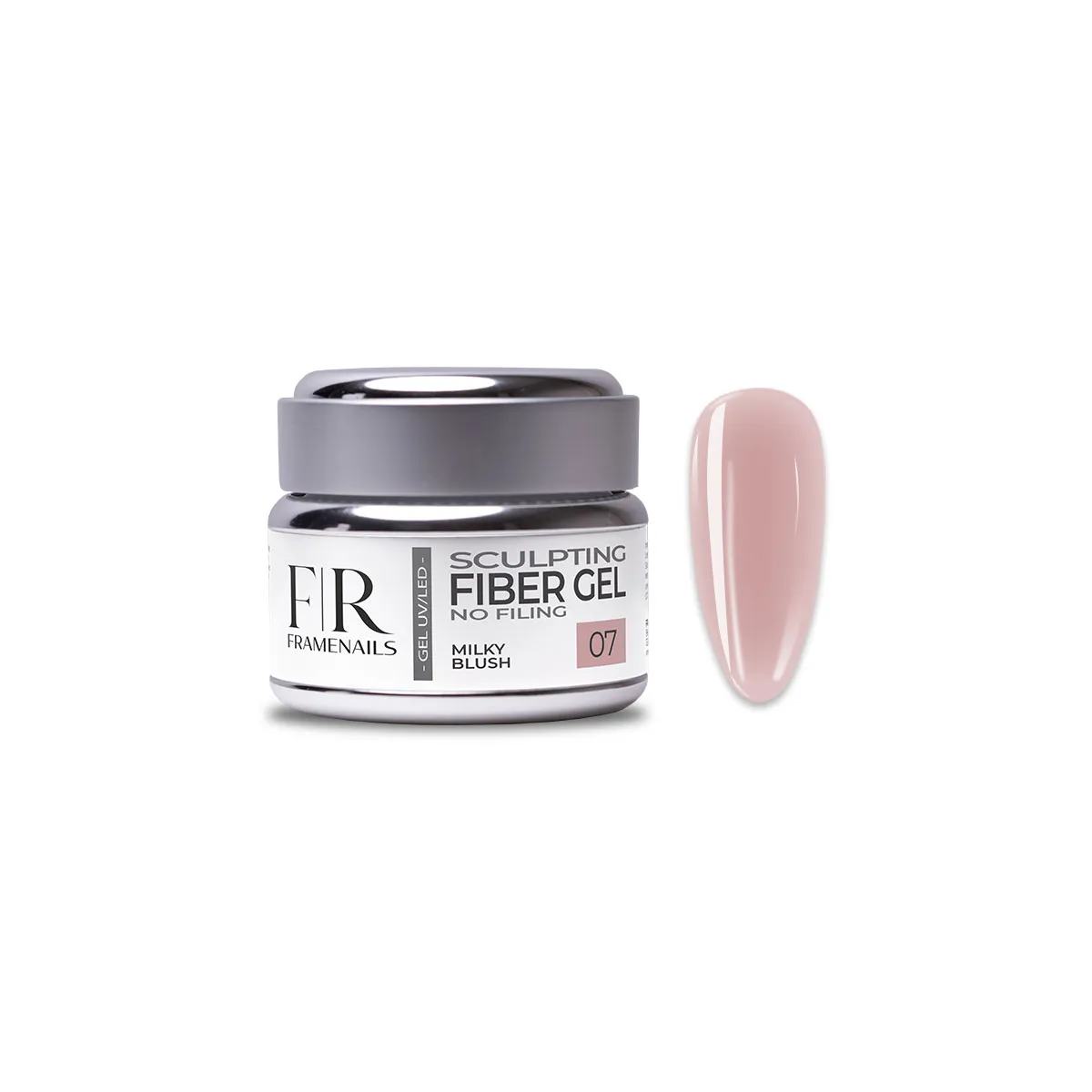 Gel Sculpting Fiber Milky Blush 07 50g
