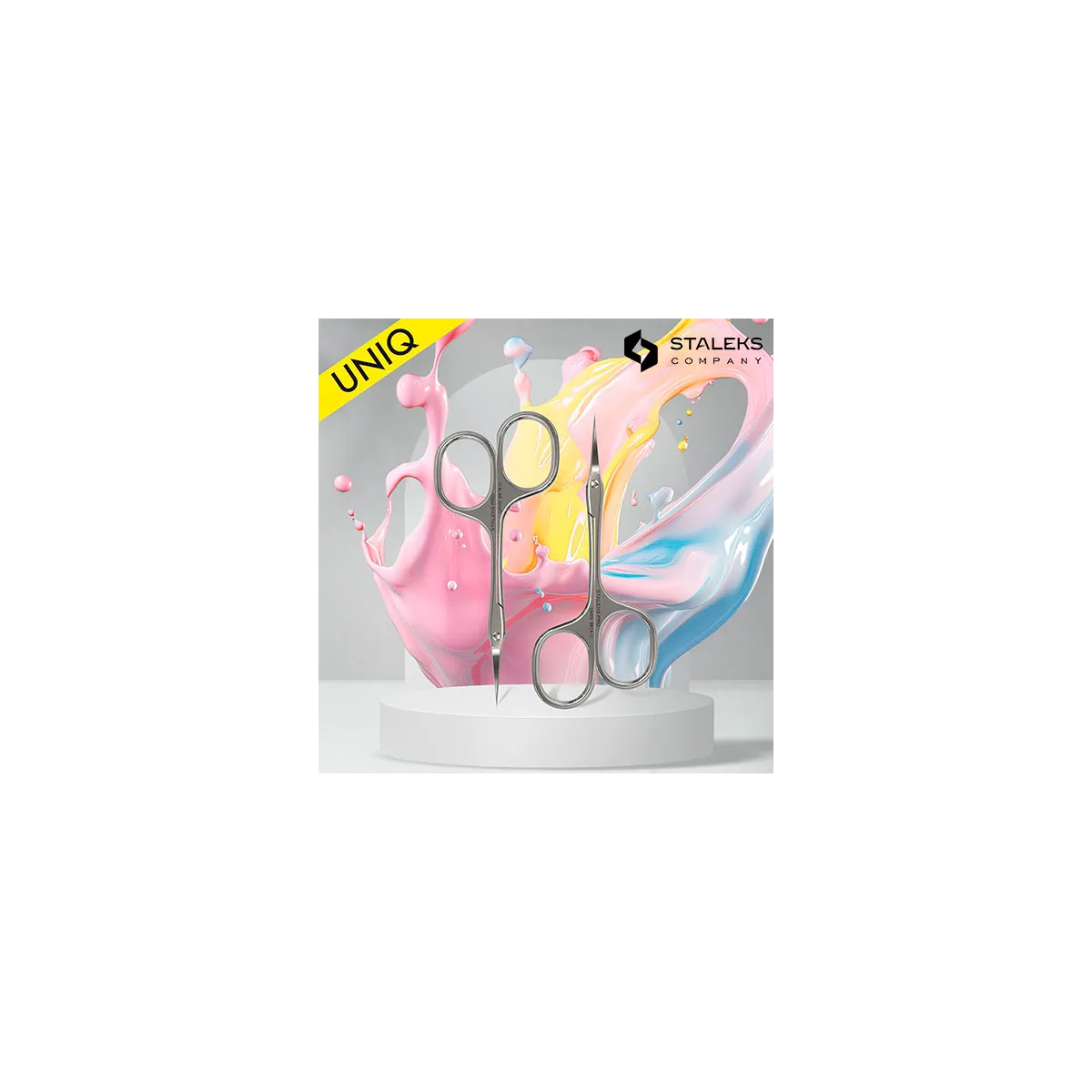 Ciseaux Cuticules - Uniq Asymmetric 20/4 Staleks