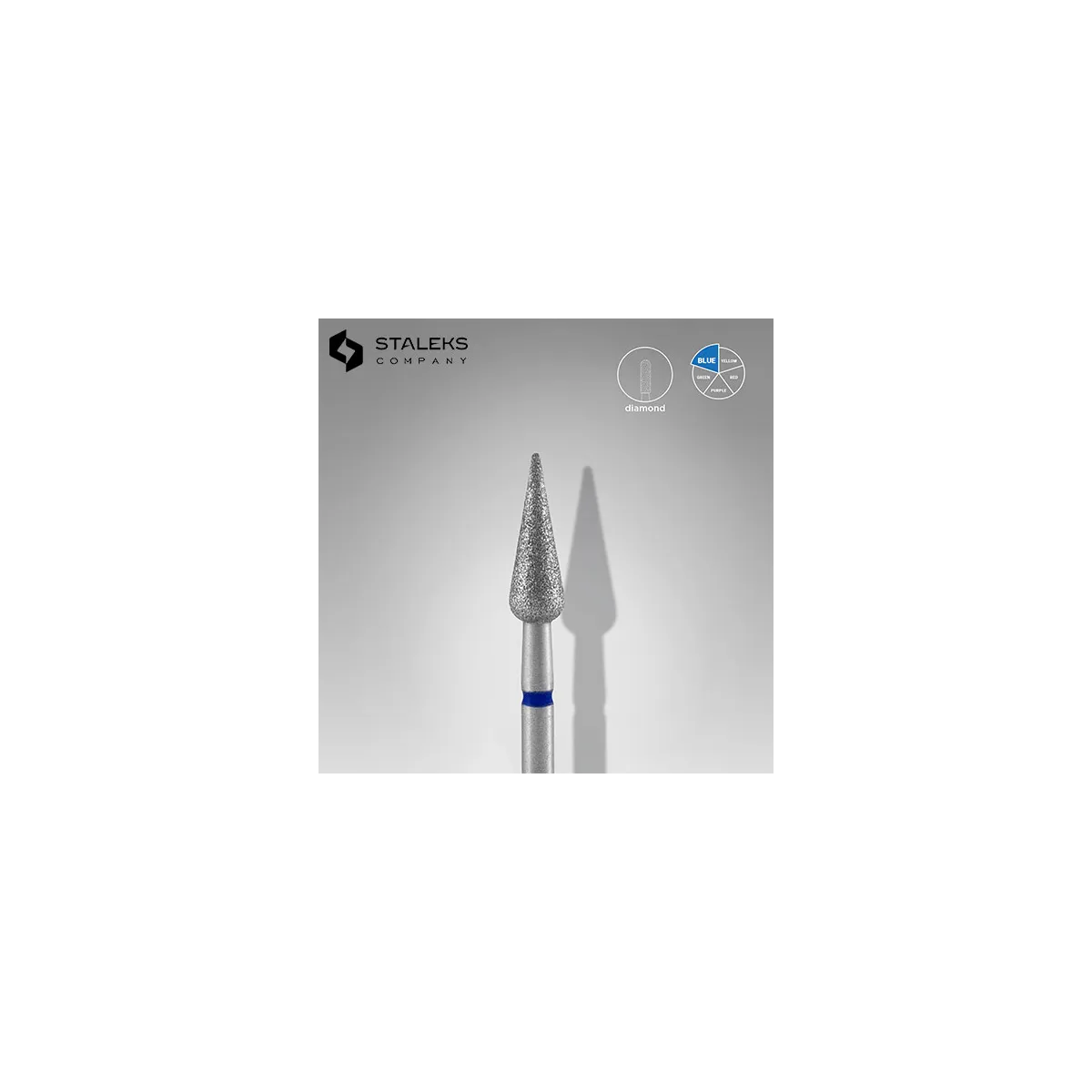 Fraise Diamant Poire Pointue Medium - 4/12 Staleks