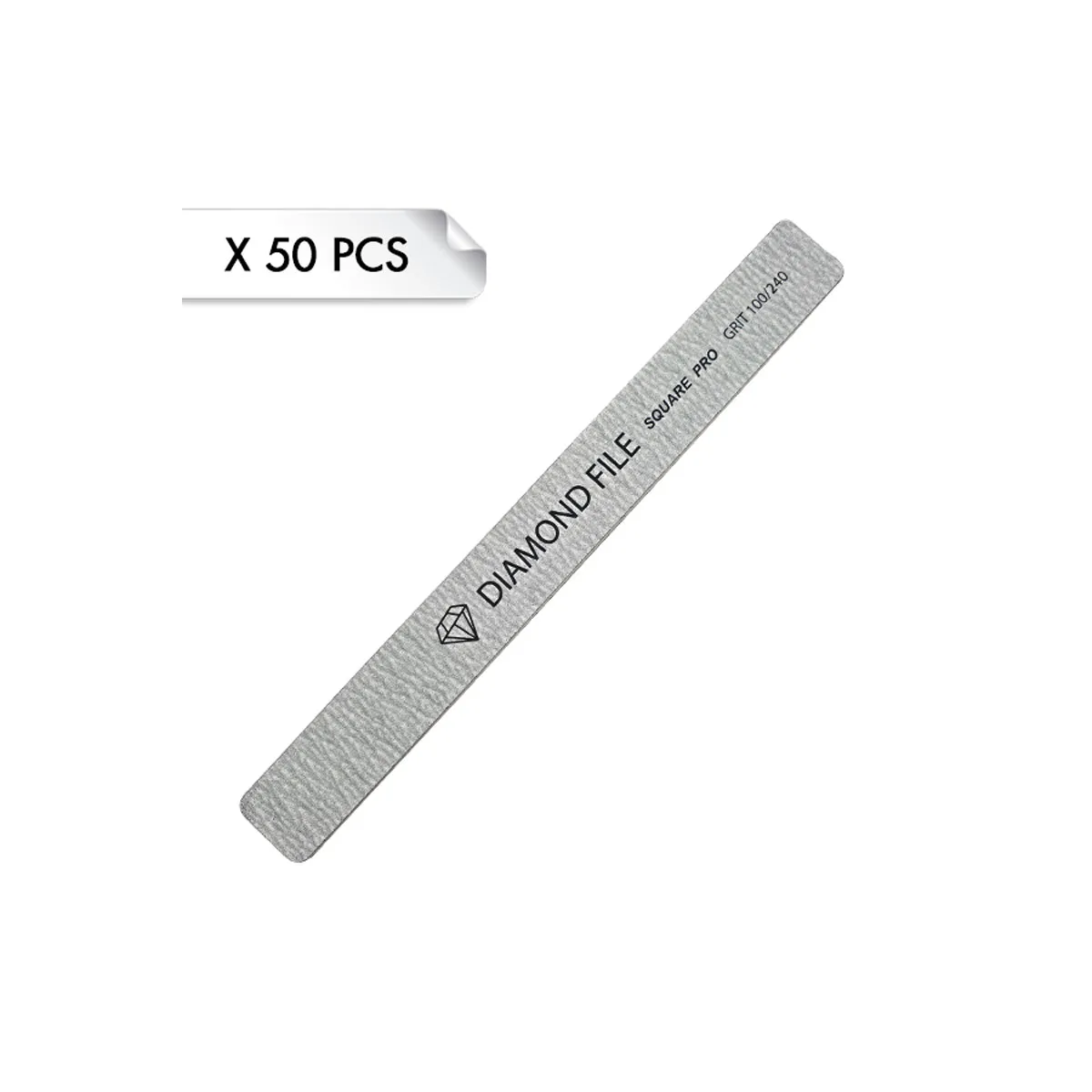 Diamond File Square Pro Zebra 100/240 (x50pcs)