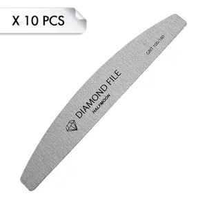 Diamond File Half Moon Zebra 100/180 (x10pcs) Diamond File Half Moon Zebra 100/180 (x10pcs)