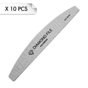 Diamond File Half Moon Zebra 80/80 (x10pcs) Diamond File Half Moon Zebra 80/80 (x10pcs)