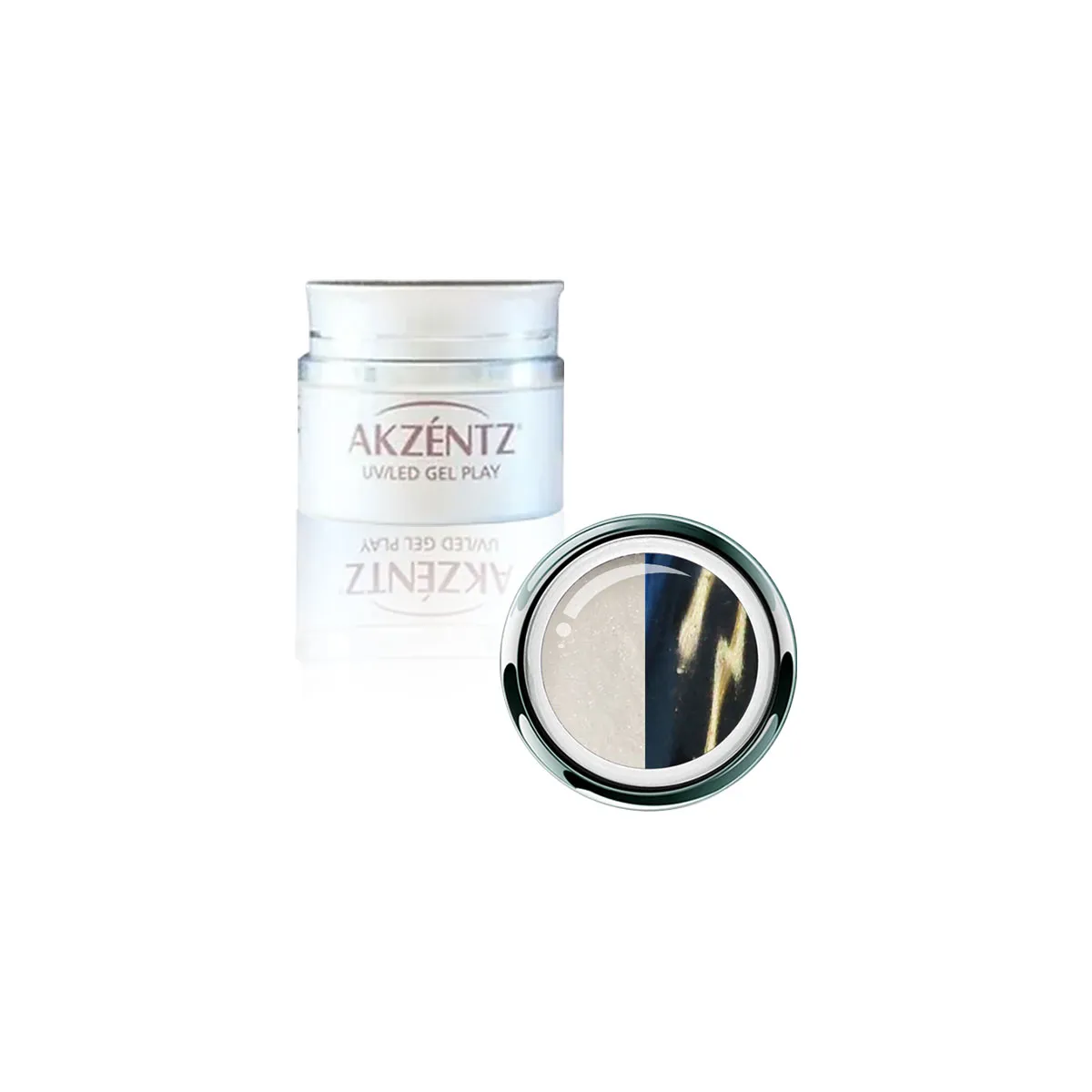 Pearlescent Powder Silver AKZENTZ
