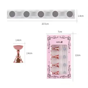 Supports Capsules Aimantés Rose Gold 5pcs Supports Capsules Aimantés Rose Gold 5pcs