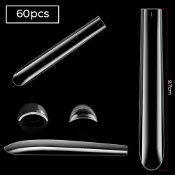 Capsules Nail Art 3XL Clear (60pcs T0-T11)