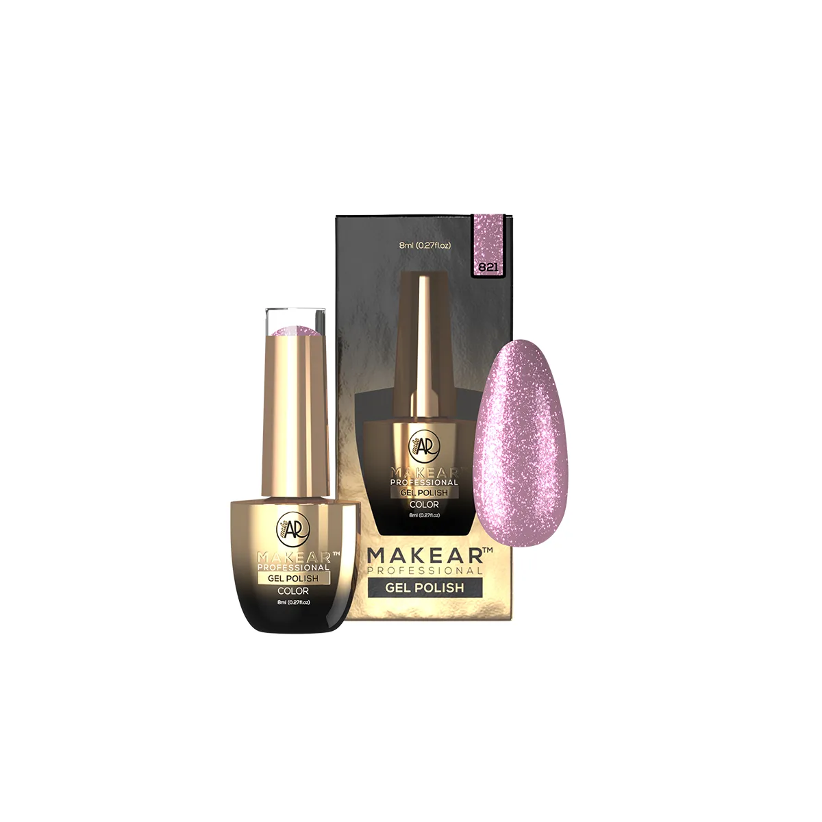 Gel Polish Premium Glitter 821