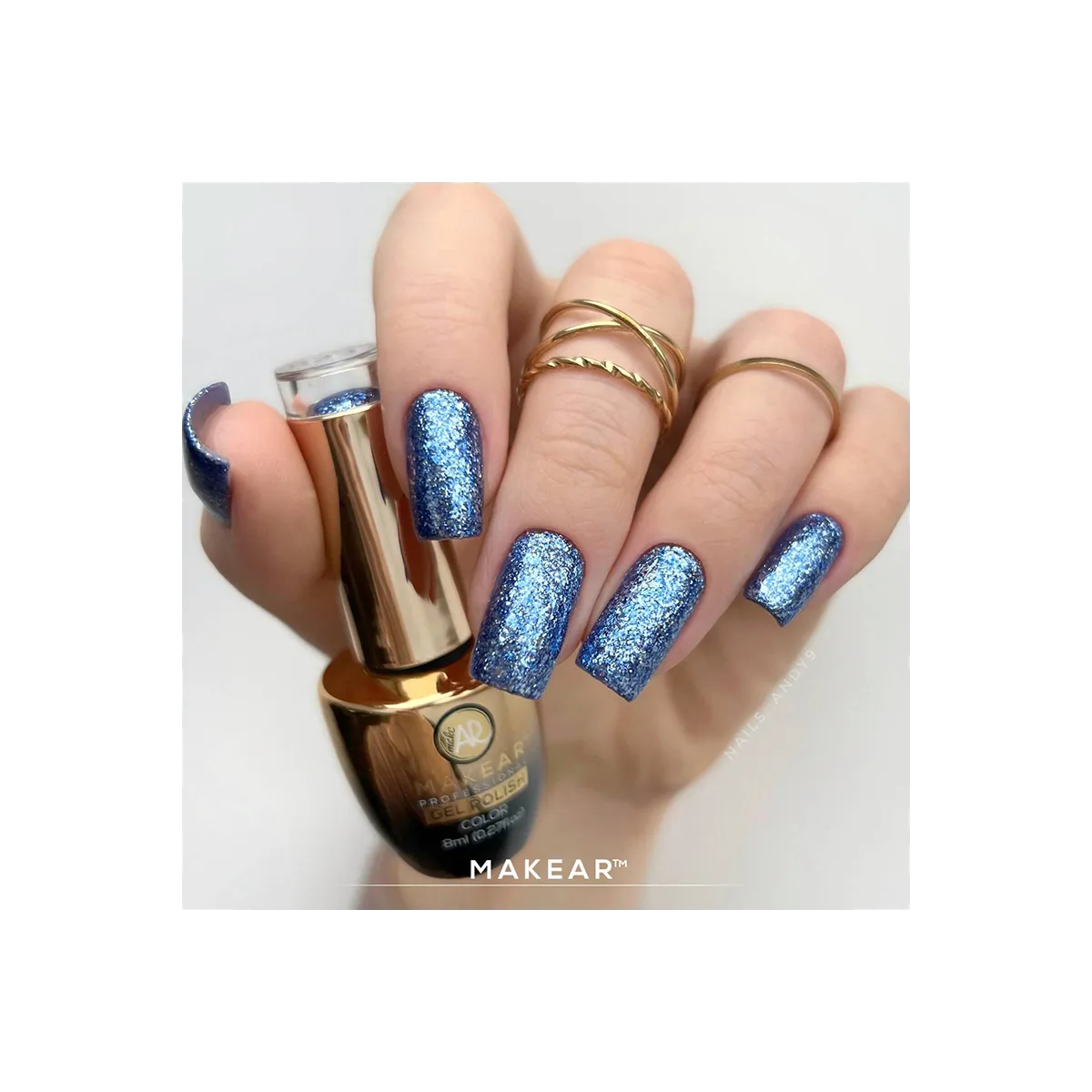 Gel Polish Premium Glitter 823