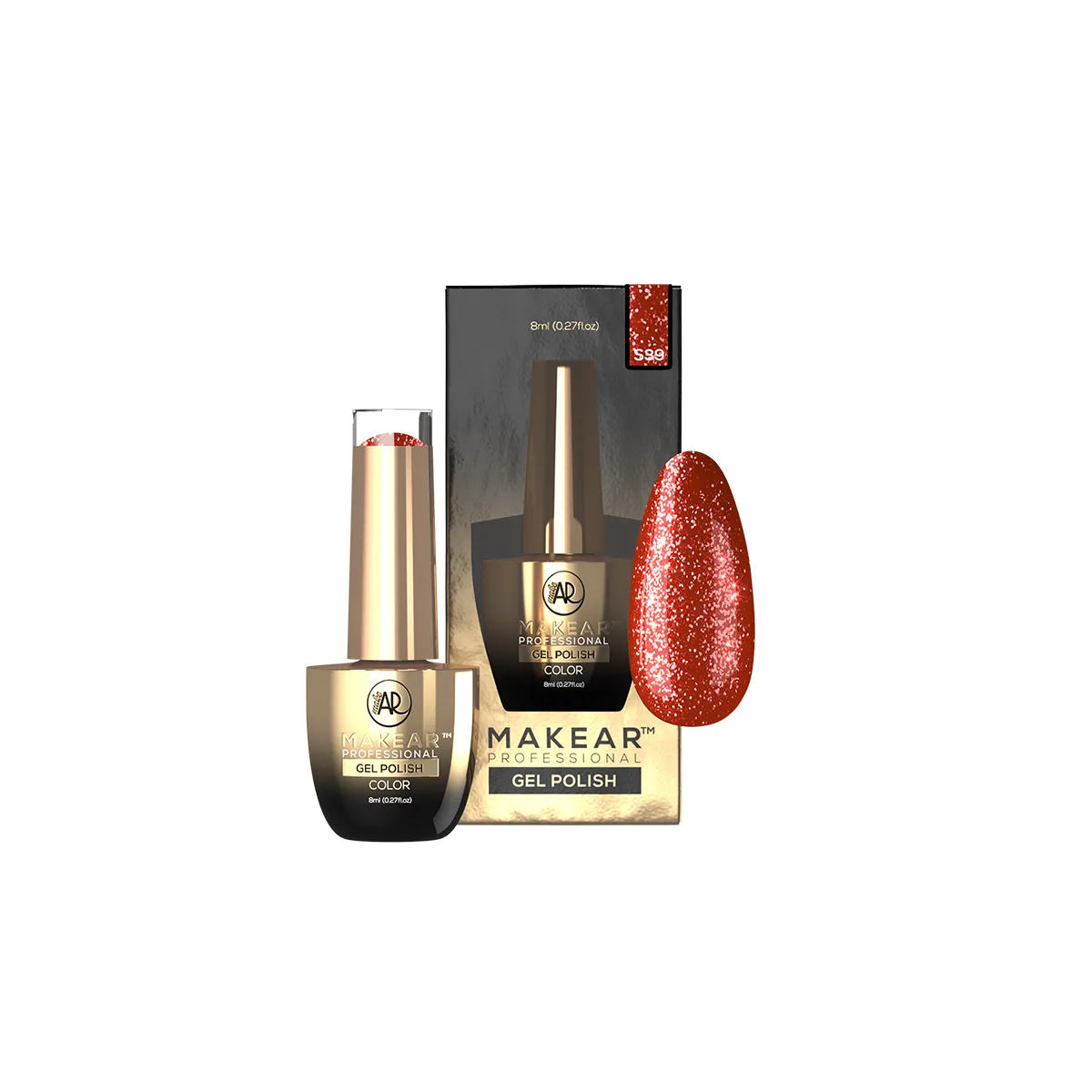 Gel Polish Premium Glitter S39 