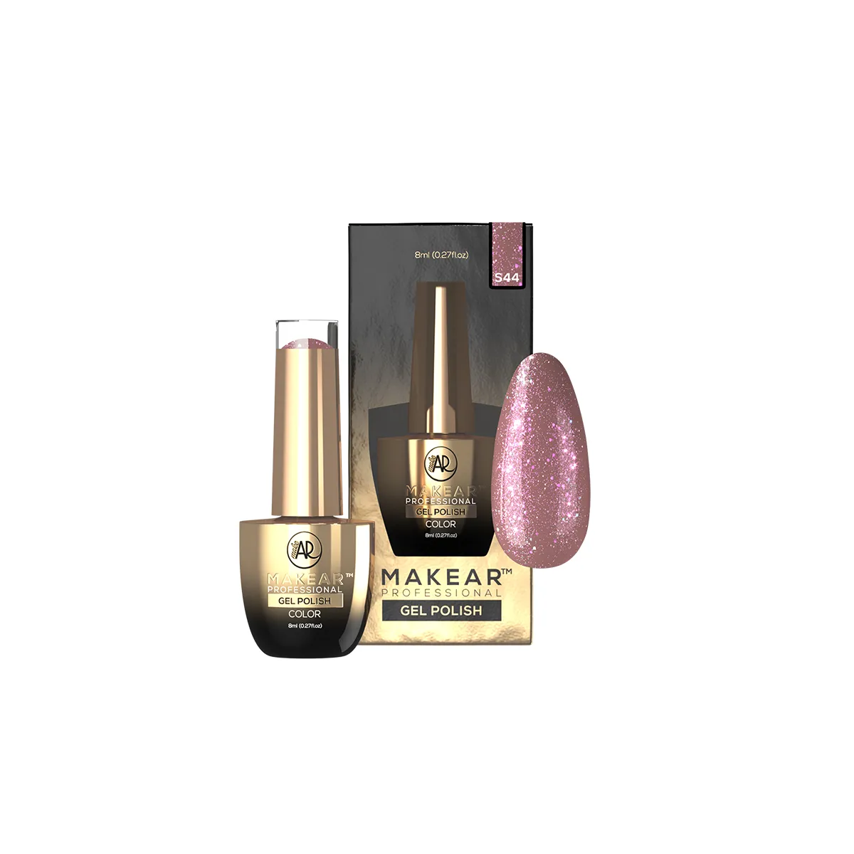 Gel Polish Premium Glitter S44