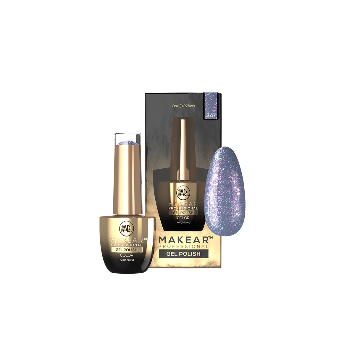 Gel Polish Premium GlitterS47 