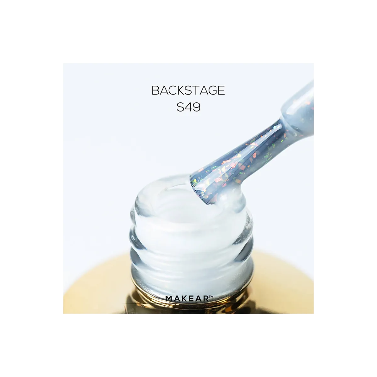 Gel Polish Premium Glitter S49 BACKSTAGE