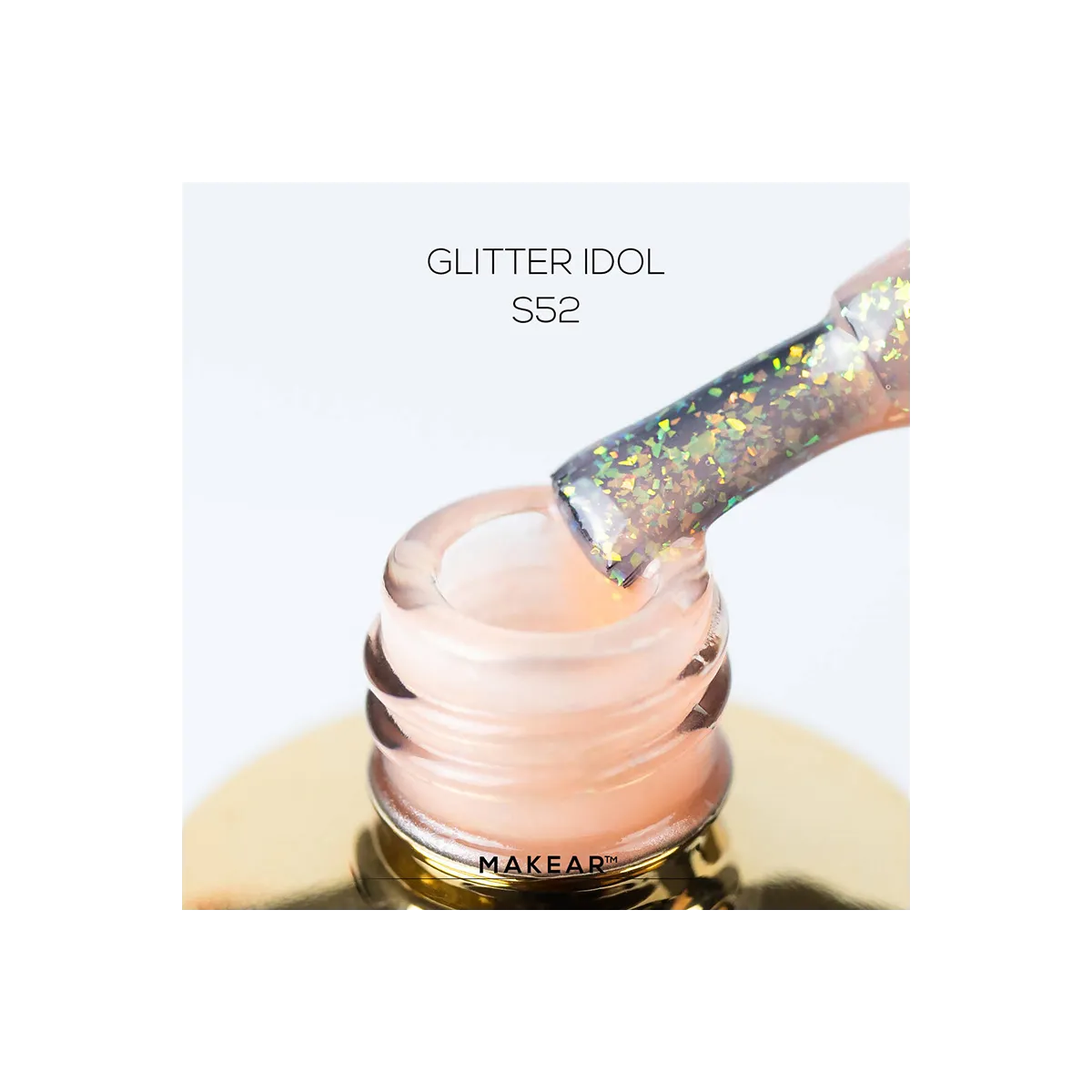 Gel Polish Premium Glitter S52Glitter Idol