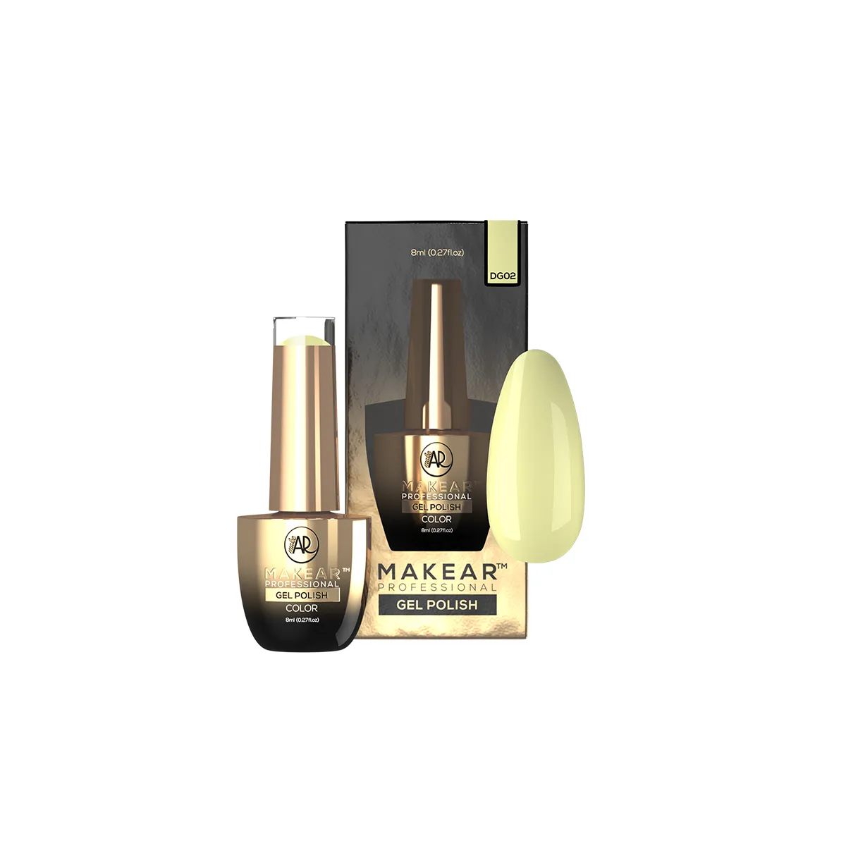 Gel Polish Glow In The Dark DG02 Hello Yellow