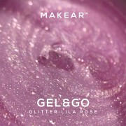 Gel&Go GG24 Glitter Lila Rose 50ml Gel&Go GG24 Glitter Lila Rose 50ml