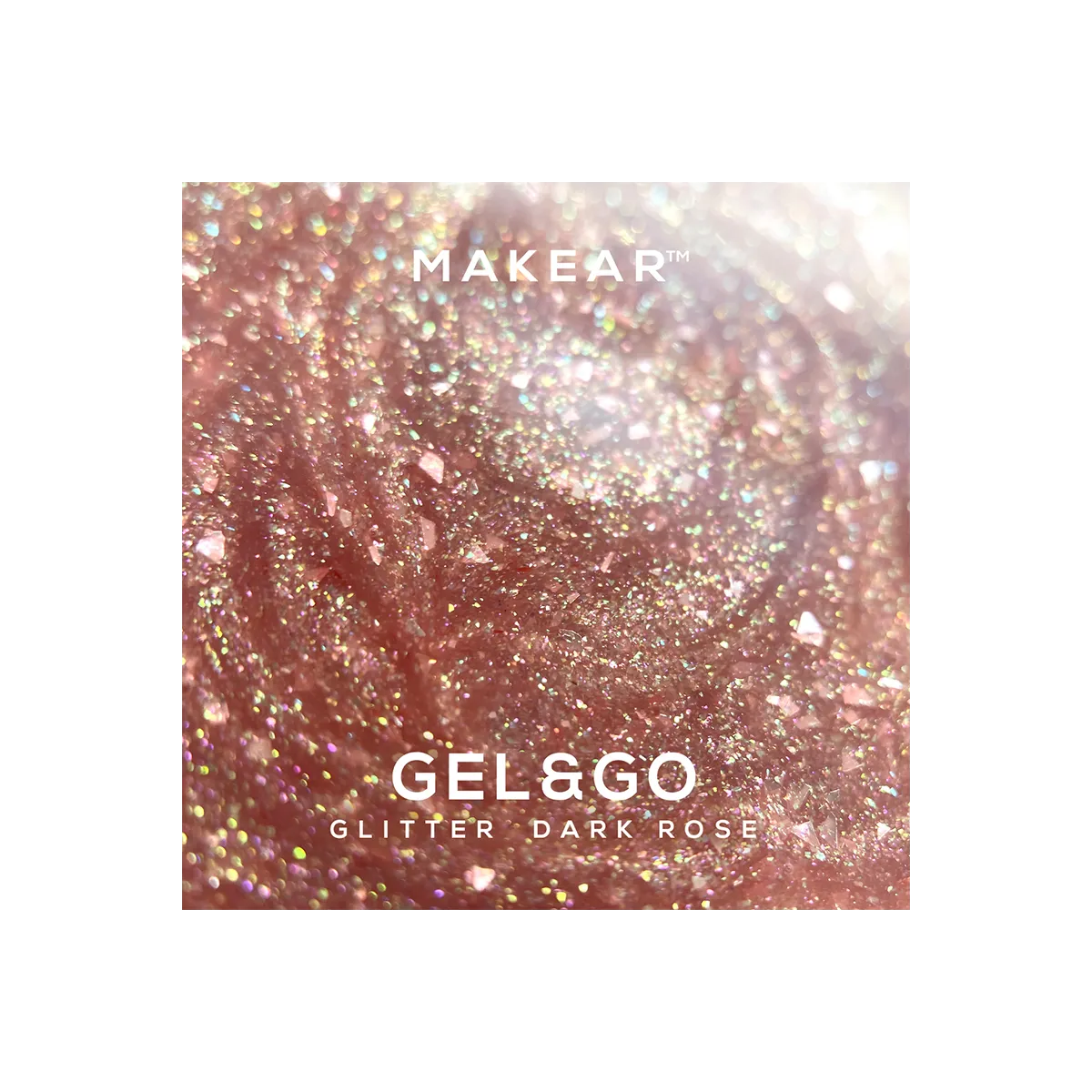 Gel&Go GG27 Glitter Dark Rose 15ml