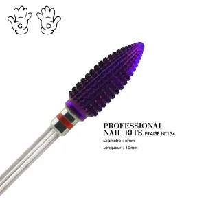 Fraise Oval Tornado Fine N°154 Fraise Oval Tornado Fine N°154