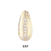 Gel Polish Premium Glitter S57 Stellar Gold Star Gel Polish Premium Glitter S57 Stellar Gold Star