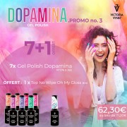 Coffret GP Collection Dopamina 7+1  Top No Wipe Oh My Gloss offert