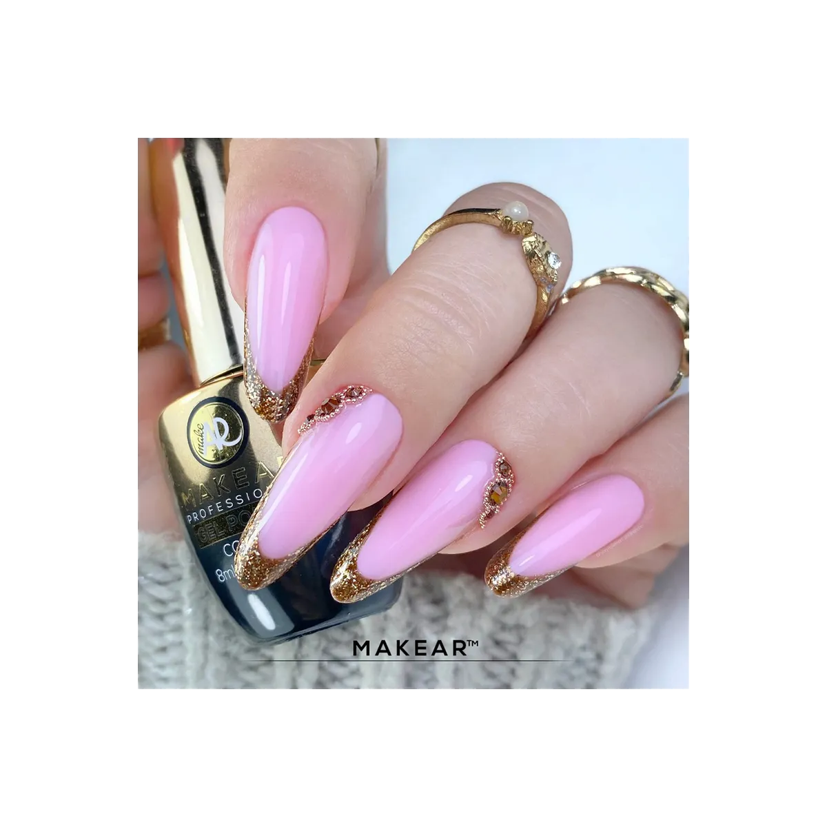 Gel Polish Premium Glitter S38 Love Me 