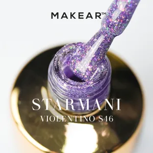 Gel Polish Premium Glitter S46 Violentino Gel Polish Premium Glitter S46 Violentino