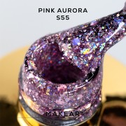 Gel Polish Premium Glitter S55 Stellar Pink Aurora Gel Polish Premium Glitter S55 Stellar Pink Aurora