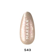 Gel Polish Premium Glitter S43 Goldberry Gel Polish Premium Glitter S43 Goldberry