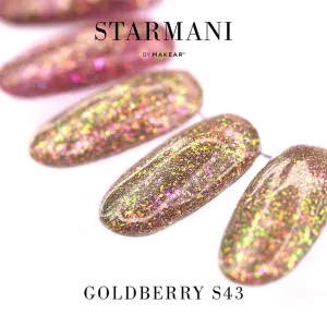 Gel Polish Premium Glitter S43 Goldberry Gel Polish Premium Glitter S43 Goldberry