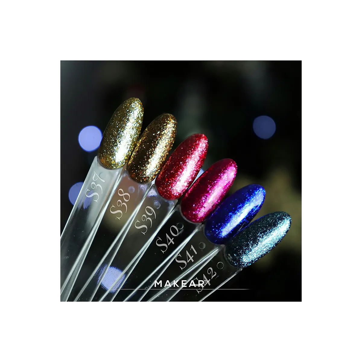 Gel Polish Premium Glitter S40 Touch Me 