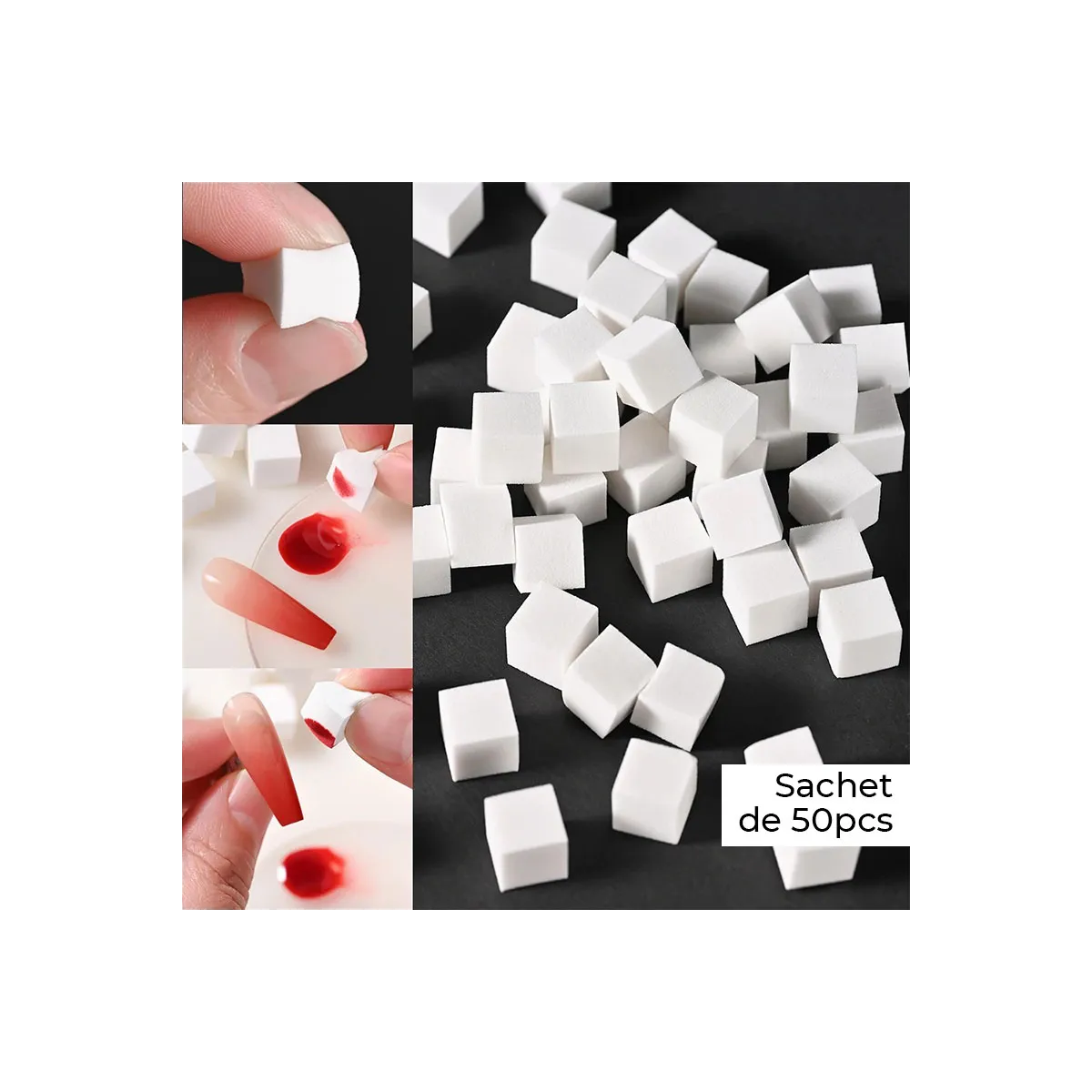 Mini Sponge Square 50pcs