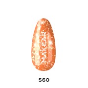 Gel Polish Premium Glitter S60 Copper Star Makear Gel Polish Premium Glitter S60 Copper Star Makear