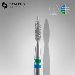 Fraise Diamant Flamme Duo Medium & Coarse - 18 Staleks