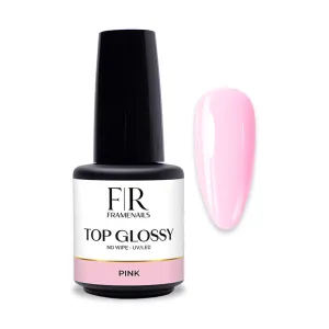 Top Glossy No Wipe Pink 15ml Top Glossy No Wipe Pink 15ml