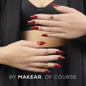 Gel Polish Premium Glitter S62 Red Star Makear Gel Polish Premium Glitter S62 Red Star Makear