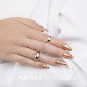 Gel Polish Premium Glitter S63 Gold Star Makear Gel Polish Premium Glitter S63 Gold Star Makear