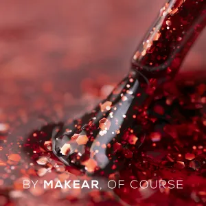Gel Polish Premium Glitter S62 Red Star Makear Gel Polish Premium Glitter S62 Red Star Makear