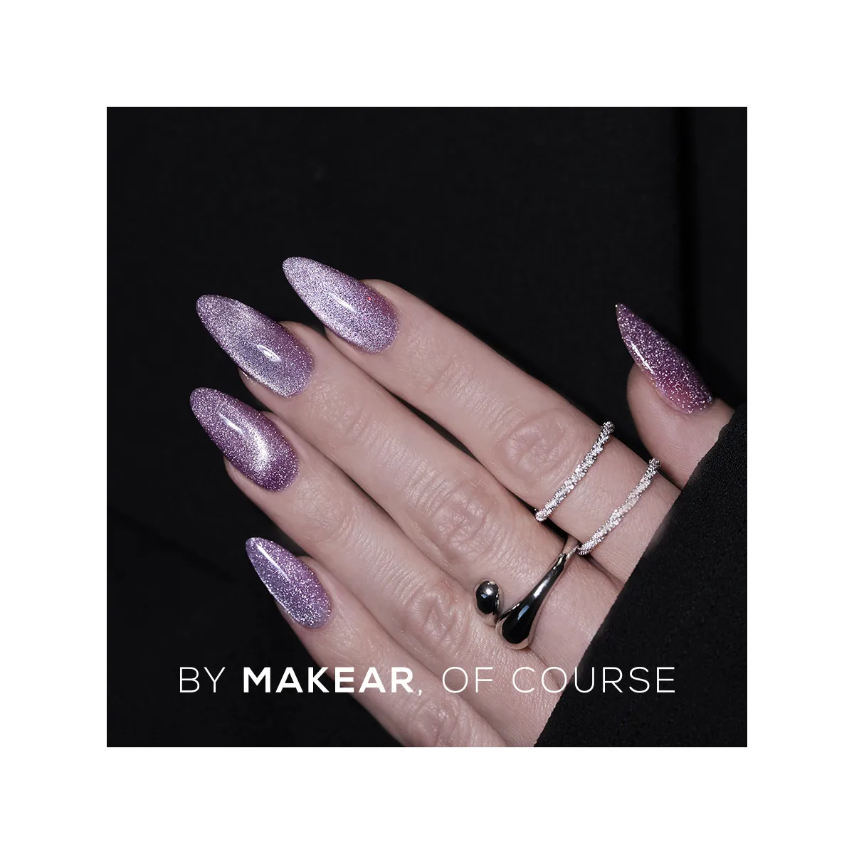 Gel Polish MCL02 Cat Eye Midnight Meow Makear