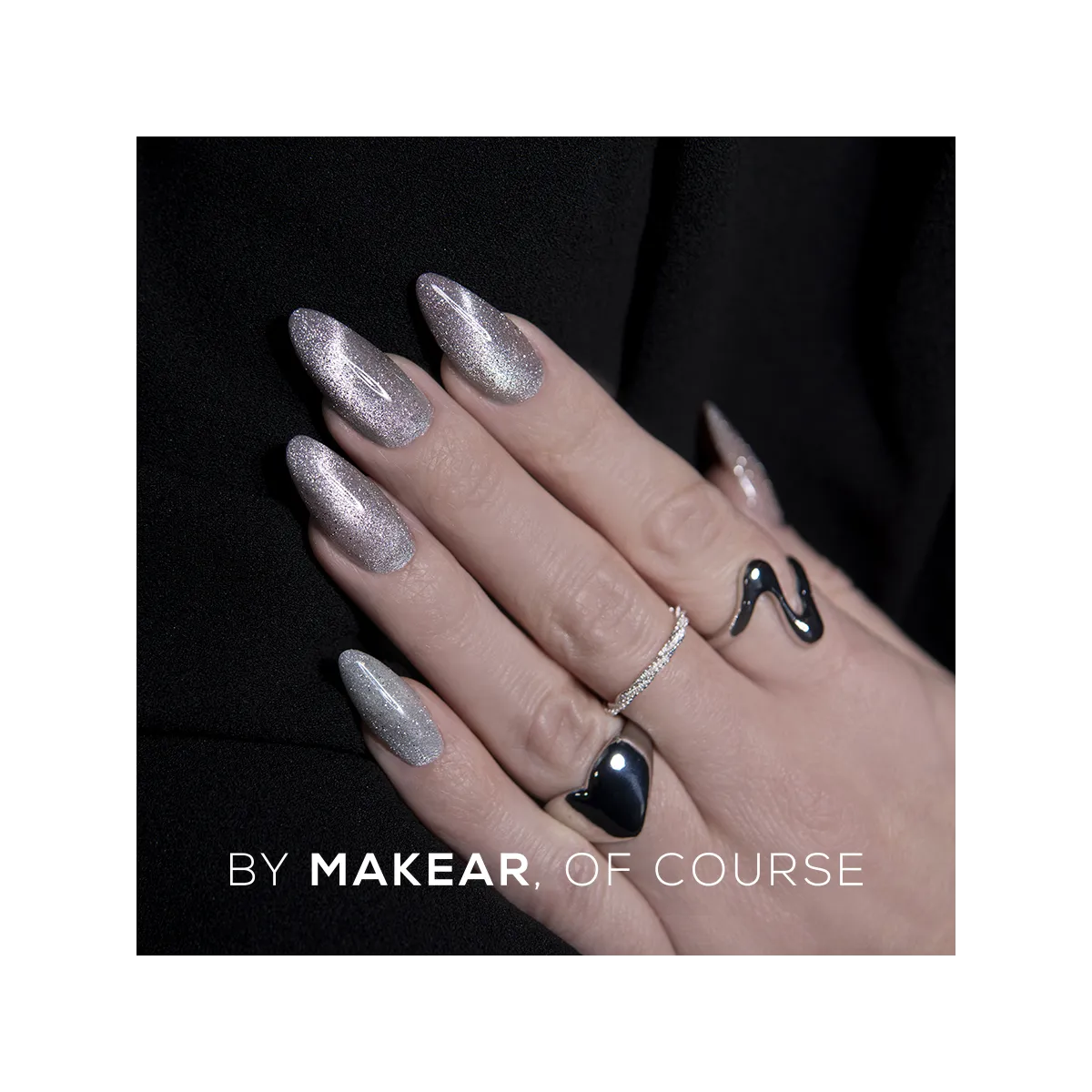 Gel Polish MCL03 Cat Eye Midnight Meow Makear