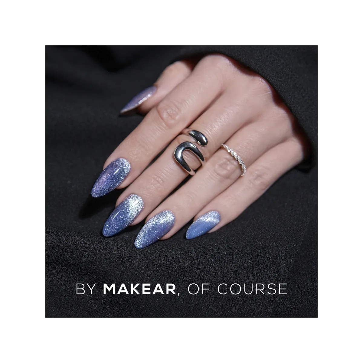 Gel Polish MCL04 Cat Eye Midnight Meow Makear