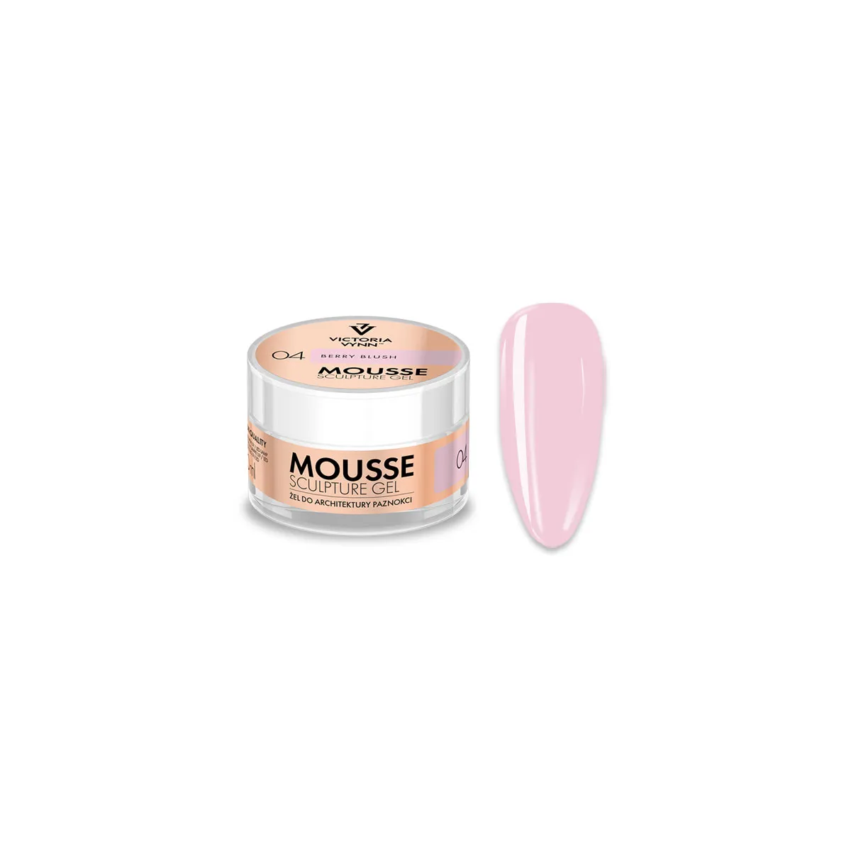 Mousse Sculpture Gel Berry Blush 04 - 50ml Victoria Vynn