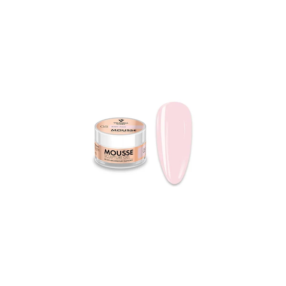 Mousse Sculpture Gel Baby Pink 05- 15ml Victoria Vynn