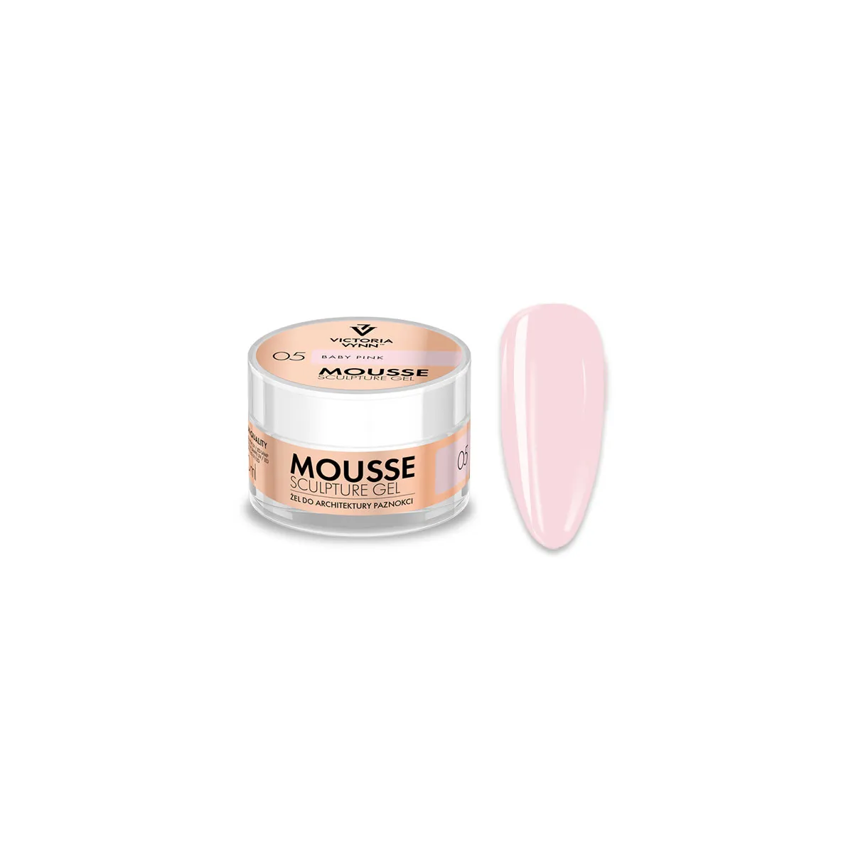 Mousse Sculpture Gel Baby Pink 05 - 50ml Victoria Vynn