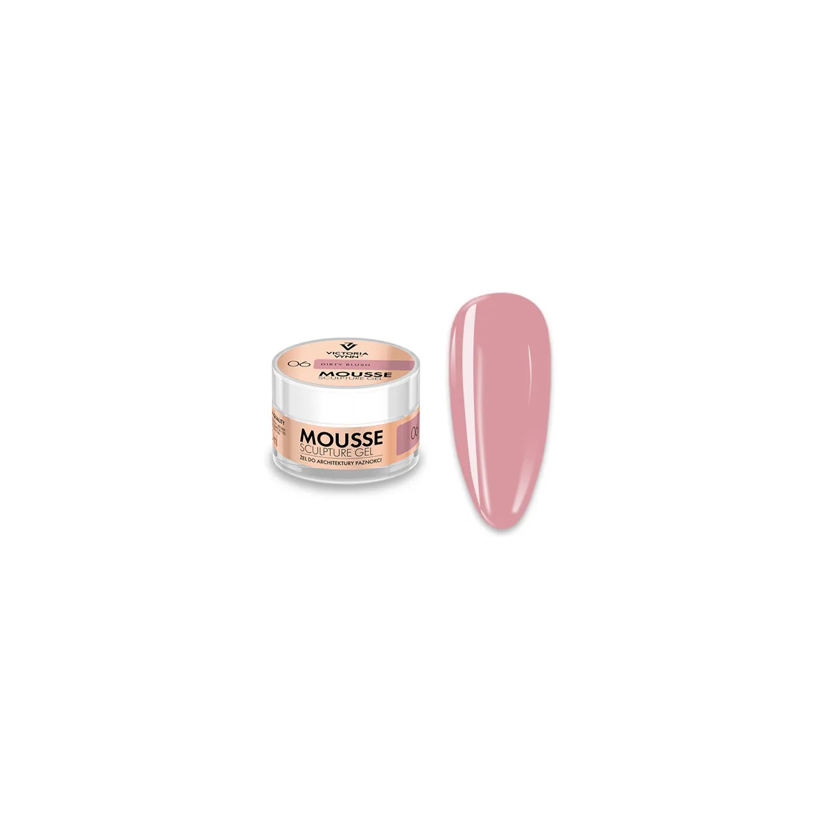 Mousse Sculpture Gel Dirty Blush 06 - 15ml Victoria Vynn